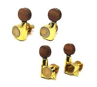 Pioli per Chitarra 2 A Destra 2 A Sinistra Corde Per Chitarra Ukulele Piroli Per Accordatura Inclusi Testa Della Macchina Con Manico In Legno Di Acacia