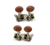 Pioli per Chitarra 2R2L Ukulele Guitar Locking String Tuner Tuning Peg Machine Head Con Pioli A Testa Marrone Per Parte Di Chitarra