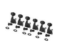 Pioli per Chitarra 6-in-line Black Guitar Tuners Machine Heads Tuning Pegs Keys Set Per ST/per Parti Di Chitarra Elettrica Stile For For TL