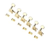 Pioli per Chitarra 6-in-line Gold Sealed Guitar Tuner Chiavi Di Accordatura Pioli Meccaniche Set Per Chitarra Acustica Ed Elettrica