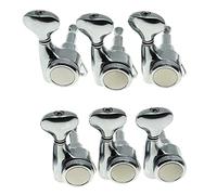 Pioli per Chitarra 6 Inline 18:1 Guitar Locking Tuners Machine Heads Guitar Locking Tuning Keys Pioli Per La Maggior Parte Delle Chitarre Elettriche (Color : 01)