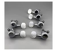 Pioli per Chitarra 6 Pcs L2R4 Guitar Locking Machine Heads Tuner Pioli Con Ingranaggio In Ottone Per Parti Di Chitarra For For ST