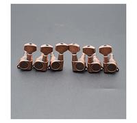 Pioli per Chitarra 6 Pcs Piccoli Bottoni Quadrati Sigillati Chitarra Tuning Peg Locking Machine Head Per Chitarra Elettrica Acustica (Color : 3R3L)