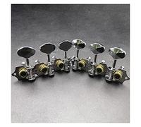 Pioli per Chitarra 6pcs 18:1 Rapporto Di Trasmissione Chitarra Open Gear String Accordatori Tuning Pioli Testa Della Macchina Chiave Per Chitarra Acustica (Color : 3R3L)