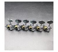 Pioli per Chitarra 6pcs 18:1 Rapporto Di Trasmissione Chitarra Open Gear String Accordatori Tuning Pioli Testa Della Macchina Chiave Per Chitarra Acustica (Color : 6L)