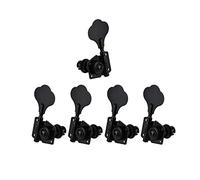 Pioli per Chitarra Accessorio Per Chitarra Open Bass Guitar Tuning Keys Pegs Machine Heads Tuner Black 1L4R Per Basso A 5 Corde