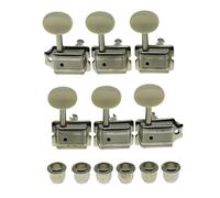 Pioli per Chitarra Deluxe 6 Accordatori Per Chitarra In Linea Con Tasti Di Accordatura Per Chitarra Con Montante Diviso Peg Machine Heads Per Chitarre For ST/per Chitarre For For TL (Color : Ivory)