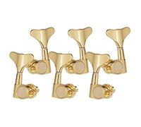 Pioli per Chitarra Meccaniche Per Basso Elettrico In Lega D'oro 3L3R Sintonizzatori Di Ricambio Per Piroli Chiavi Di Accordatura Chiuse