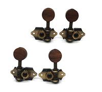 Pioli per Chitarra Ukulele Guitar Open String Button Machine Head Guitar Tuning Keys Pioli Con Bottoni In Legno