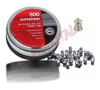 PIOMBINI GECO SUPERPOINT CAL 4.5 mm TESTA PUNTA 500 .177 PALLINI ARIA COMPRESSA