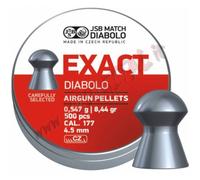 PIOMBINI JSB EXACT DIABOLO 4.50 mm TESTA TONDA 500Pz PALLINI COLPI per PISTOLA
