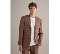 PIOMBO, Blazer In Puro Lino Marrone Slim Fit, Uomo, Marrone, Taglia: 54