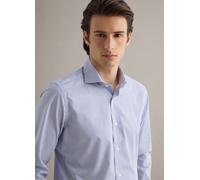 PIOMBO, Camicia In Puro Cotone A Righe Bianche E Blu Slim Fit, Uomo, Multicolor, Taglia: 43