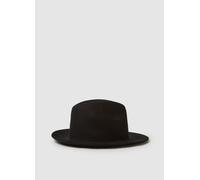 PIOMBO, Cappello Fedora Nero In Jersey, Donna, Nero, Taglia: 56