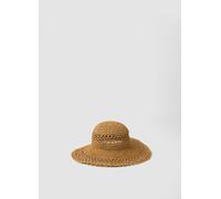 PIOMBO, Cappello In Puro Tessuto Carta Marrone, Donna, Marrone, Taglia: ONE SIZE