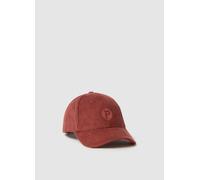 PIOMBO, Cappello Rosso In Puro Cotone E Velluto A Coste, Uomo, Rosso, Taglia: ONE SIZE