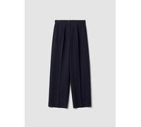 Piombo Contemporary, Pantaloni Formali Blu In Viscosa Elasticizzata Regular Fit, Donna, Blu, Taglia: 40