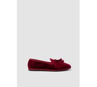 PIOMBO, Furlane Rosse Classiche Con Nappine, Donna, Rosso, Taglia: 39