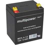 Piombo-Gel Batteria Multipower MP5.4-12 AGM Bgl. Ritar RT1250 Ctm CT5-12