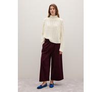 PIOMBO, Pantaloni Bordeaux In Velluto A Coste Regular Fit, Donna, Rosso, Taglia: XL