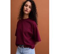 PIOMBO, T-shirt Rossa In Misto Cotone Jersey A Girocollo Regular Fit, Donna, Rosso, Taglia: M
