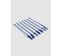 PIOMBO, Telo Mare Blu E Bianco A Righe In Puro Cotone, Uomo, Bianco, Taglia: ONE SIZE