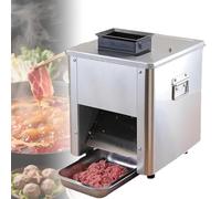 PioMue Affettatrice e tagliatrice elettrica Versatile per Carne e Verdure 110V-10mm