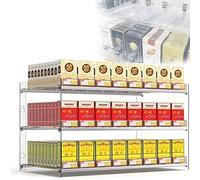 PioMue Espositore per Sigarette, espositore per Sigarette, espositore Automatico per Sigarette, portasigarette in Acrilico da Parete/bancone per Vendita al Dettaglio 10Packs-56 * 26cm