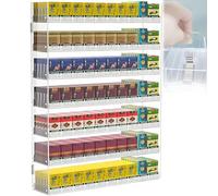 PioMue Espositore per Sigarette in Acrilico con spingitore Automatico, Supporto per spingitore Automatico, Organizer da Parete o da banco per Vendita al Dettaglio, minimarket 10Packs-44 * 41cm