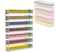 PioMue Espositore per Sigarette per Vendita al Dettaglio, attuatori per Sigarette a Molla, Ripiani rettangolari a Spinta Automatica per Negozi di Alimentari al Dettaglio 10Packs-74 * 56cm