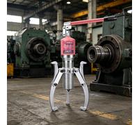 PioMue Estrattore per Cuscinetti per Applicazioni Verticali o Orizzontali, separatore mozzos a 3 Griffe per impieghi gravosi, Strumento separatore Cuscinetti ad Alta capacità 10T/22000LB