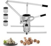 PioMue Formatore Manuale per polpette con 3 stampi 13cm/5in-B