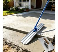 PioMue Frattazzo in magnesio per calcestruzzo Blue-100x20cm/39x8in