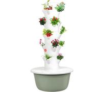 PioMue Kit di Coltivazione -idroponica a Torre -idroponica, Design Impermeabile per Giardino a Torre -idroponica per piantagioni Senza Terra per Interni ed Esterni NoLight-20.5 * 65.0in