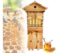 PioMue Kit per Principianti di Arnie, arnia Flow Hive, Set Completo di Arnie rivestite in Cera con Dispositivo di Estrazione del Miele, Senza Bisogno di Disturbare Le api, Adatto ai Principianti