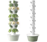 PioMue Kit per Torre -idroponica, Kit per Coltivazione -idroponica da Giardino, Coltivazione Senza Terra, Kit per Coltivazione aeroponica da Giardino, Torre di Coltivazione NoLight-20.5 * 41.3in