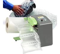 PioMue Macchina Automatica per gonfiare Cuscini, confezionatrice d'Aria Portatile, gonfiaggio ad Alta efficienza per la Protezione Durante la spedizione Machine+4Rollsx300mGourdFilm