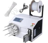 PioMue Macchina avvolgitrice e confezionatrice Automatica 2 in 1, Dispositivo Automatico di reggiatura e Chiusura Sacchetti, Macchina per Legatura Automatica a Pedale A