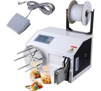 PioMue Macchina avvolgitrice e confezionatrice Automatica con sistemas di Legatura a Torsione, impostazioni digitali e Legatura Rapida in 1 Secondo per Cavi di Alimentazione e Macchine A