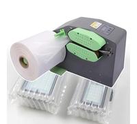 PioMue Macchina per Cuscini d'Aria, sistemas di imballaggio Gonfiabile Portatile con Temperatura, Volume d'Aria e velocità Regolabili per la spedizione. Machine+4Rollsx500mFillingBags