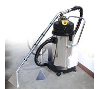 PioMue Macchina per la Pulizia di tappeti Commerciali, estrattore di tappeti Portatile 3 in 1 per la Pulizia a Secco e Umido - Estrattore di Polvere per impieghi gravosi 40L/10.56gal