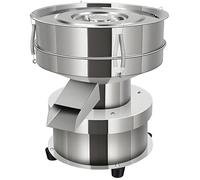 PioMue Macchina per setaccio Vibrante elettrica da 50 W - Agitatore Automatico per setaccio in Acciaio Inossidabile 304, setaccio Professionale per Polvere da 1350 Giri/min 15CM-2Meshes1Lid