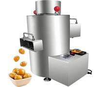 PioMue Macchina sgusciatrice e sbucciatrice elettrica Commerciale per Castagne, Macchina Automatica per Aprire Le Castagne, 200 kg all'ora, con Timer, nessun Danno alle Castagne 220V-18knives