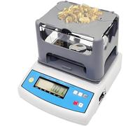 PioMue Misuratore elettronico di densità dei Solidi, analizzatore per Test di purezza dell'oro, misuratore elettronico Digitale per Test di purezza dell'oro con Peso Massimo 300G/600G 300g