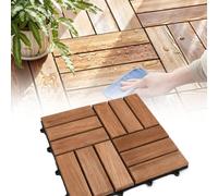 PioMue Piastrelle Antiscivolo per Esterni 12-Slat-33pc