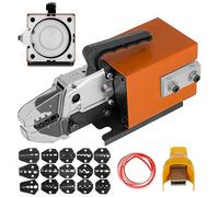 PioMue Pinza crimpatrice pneumatica, Macchina Automatica per terminali a pressatura a Freddo, crimpatrice per terminali da 0,5-16 mm², Pinza crimpatrice ad Alta Potenza 15DieReplaceableSet