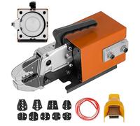 PioMue Pinza crimpatrice pneumatica, Macchina Automatica per terminali a pressatura a Freddo, crimpatrice per terminali da 0,5-16 mm², Pinza crimpatrice ad Alta Potenza 9DieReplaceableSet