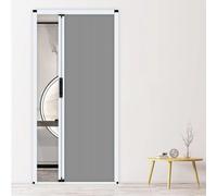 PioMue Porta a Soffietto Bianca, termoisolante e Impermeabile Grey-90x165cm/35.4x65in