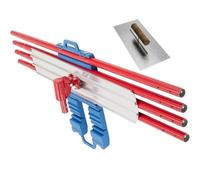 PioMue Set di frattazzo e cazzuola per calcestruzzo Red-100x20cm/39x8in
