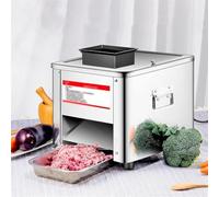 PioMue Tagliacarne e Verdure Professionale in Acciaio Inox 220V-10mm